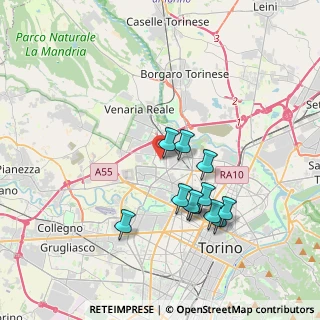Mappa Corso Gaetano Scirea, 10151 Torino TO, Italia (3.38727)