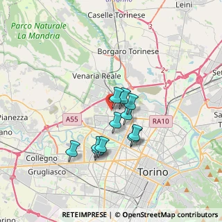 Mappa Corso Gaetano Scirea, 10151 Torino TO, Italia (2.62727)