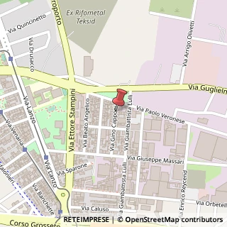 Mappa Via Gino Capponi, 28, 10148 Torino, Torino (Piemonte)