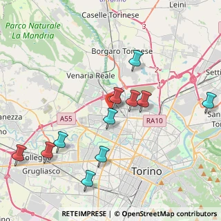 Mappa Via Druento, 10151 Torino TO, Italia (4.40364)