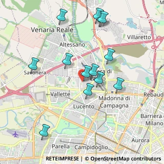 Mappa Via Druento, 10151 Torino TO, Italia (1.98077)