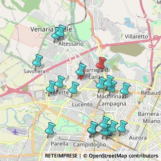 Mappa Via Druento, 10151 Torino TO, Italia (2.327)