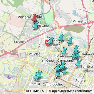 Mappa Via Druento, 10151 Torino TO, Italia (2.424)