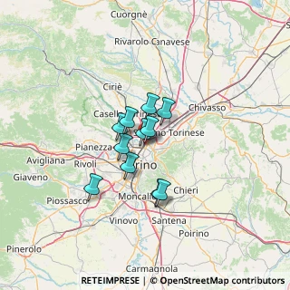 Mappa Via Umberto Balestreri, 10155 Torino TO, Italia (8.39727)