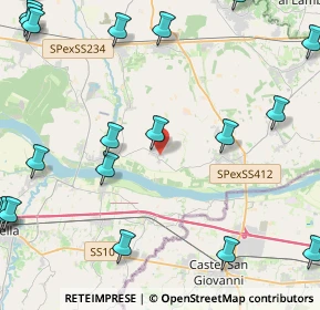 Mappa Via Borgo, 27017 Zerbo PV, Italia (6.5775)