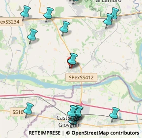 Mappa Via della Vittoria, 27017 Pieve Porto Morone PV, Italia (5.565)