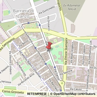 Mappa Via Lanzo, 49, 10148 Torino, Torino (Piemonte)