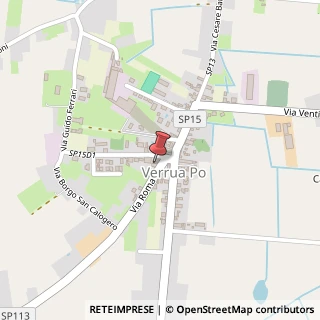 Mappa Via Roma, 6, 27040 Verrua Po, Pavia (Lombardia)