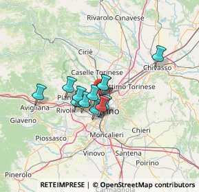 Mappa Via Bonzo, 10151 Torino TO, Italia (8.49167)