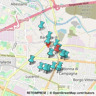 Mappa Via Bonzo, 10151 Torino TO, Italia (0.8045)