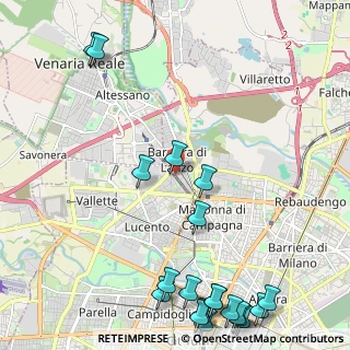 Mappa Via Bonzo, 10151 Torino TO, Italia (3.226)