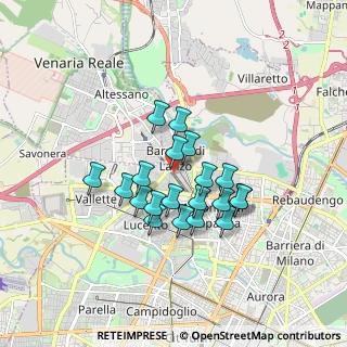 Mappa Via Bonzo, 10151 Torino TO, Italia (1.348)