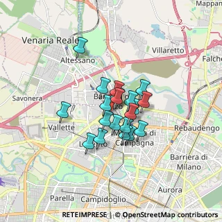 Mappa Via Bonzo, 10151 Torino TO, Italia (1.095)