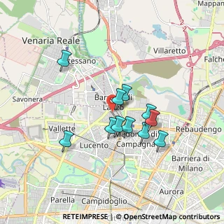 Mappa Via Bonzo, 10151 Torino TO, Italia (1.43182)