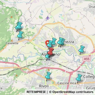 Mappa Via Monviso, 10091 Alpignano TO, Italia (1.86214)