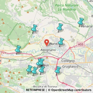 Mappa Via Monviso, 10091 Alpignano TO, Italia (4.91545)
