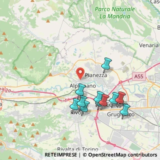 Mappa Via Monviso, 10091 Alpignano TO, Italia (3.91)