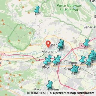 Mappa Via Monviso, 10091 Alpignano TO, Italia (5.901)