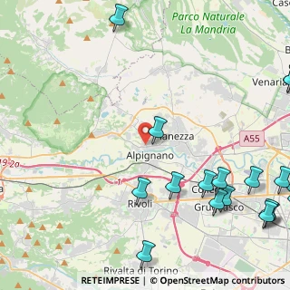 Mappa Via Monviso, 10091 Alpignano TO, Italia (7.0695)