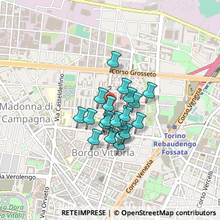 Mappa Via Michele Coppino, 10100 Torino TO, Italia (0.2835)