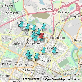 Mappa Via Michele Coppino, 10100 Torino TO, Italia (1.46867)