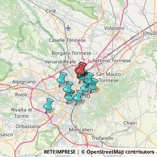 Mappa Via Michele Coppino, 10100 Torino TO, Italia (3.7725)