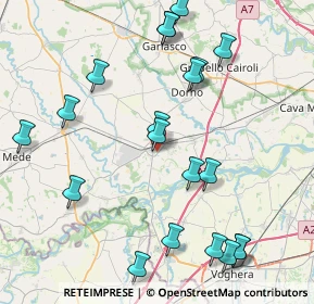 Mappa Via Antonio Gramsci, 27039 Sannazzaro de' Burgondi PV, Italia (9.538)