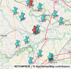 Mappa Via Antonio Gramsci, 27039 Sannazzaro de' Burgondi PV, Italia (8.8485)