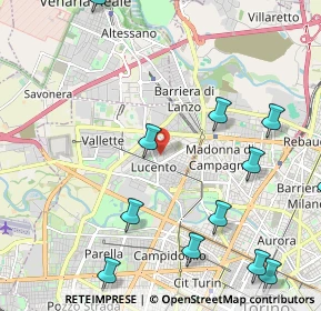 Mappa Strada Antica della Venaria, 10151 Torino TO, Italia (2.78417)