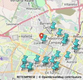 Mappa Strada Antica della Venaria, 10151 Torino TO, Italia (2.508)
