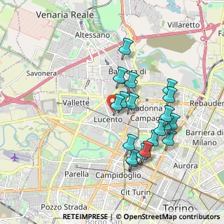 Mappa Strada Antica della Venaria, 10151 Torino TO, Italia (1.77316)