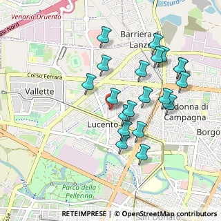 Mappa Strada Antica della Venaria, 10151 Torino TO, Italia (0.9165)