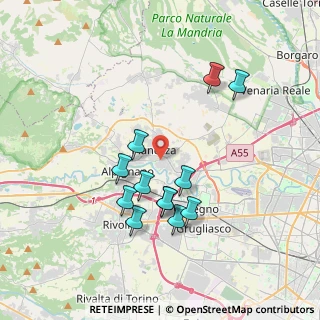 Mappa Via Giovanni Soffietti, 10044 Pianezza TO, Italia (3.43583)