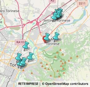Mappa Via Matteo Bandello, 10056 Torino TO, Italia (4.38867)