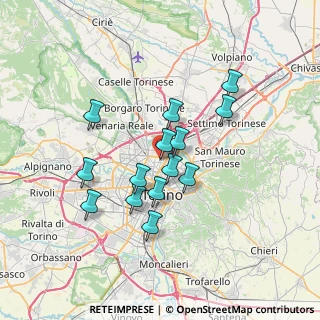 Mappa Via Costantino Nigra, 10147 Torino TO, Italia (5.90714)