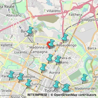 Mappa Via Costantino Nigra, 10147 Torino TO, Italia (2.87538)