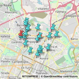 Mappa Via Costantino Nigra, 10147 Torino TO, Italia (1.5845)