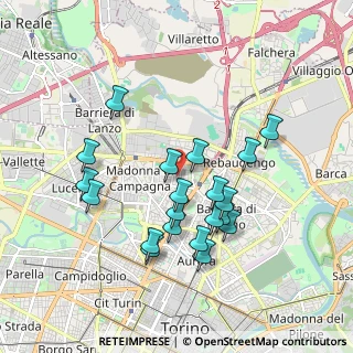 Mappa Via Costantino Nigra, 10147 Torino TO, Italia (1.7445)