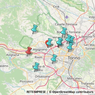 Mappa Via Asti, 10044 Pianezza TO, Italia (6.28273)
