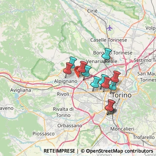 Mappa Via Asti, 10044 Pianezza TO, Italia (5.96385)