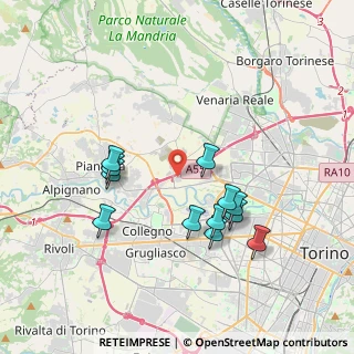 Mappa Via Spagna, 10093 Collegno TO, Italia (3.56417)