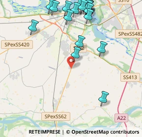 Mappa Via Giuseppe di Vittorio, 46030 Cappelletta MN, Italia (5.32)