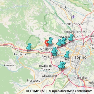 Mappa Carrefour Market, 10091 Alpignano TO, Italia (6.21364)