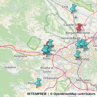 Mappa Carrefour Market, 10091 Alpignano TO, Italia (8.65091)