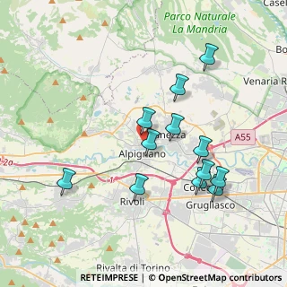 Mappa Carrefour Market, 10091 Alpignano TO, Italia (3.67417)