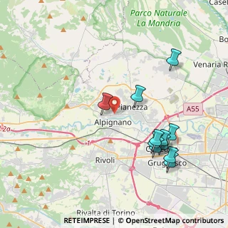 Mappa Carrefour Market, 10091 Alpignano TO, Italia (4.20909)