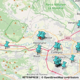 Mappa Carrefour Market, 10091 Alpignano TO, Italia (5.596)