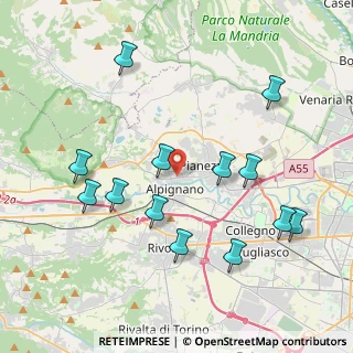 Mappa Carrefour Market, 10091 Alpignano TO, Italia (4.31077)