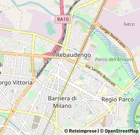Mappa Via Nicola Porpora, 10155 Torino TO, Italia (0.839)