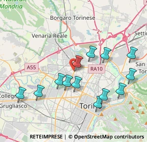 Mappa Via Forlì, 10148 Torino TO, Italia (3.97538)